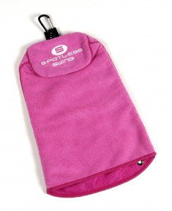 Spotless Swing Golf Towel Pink