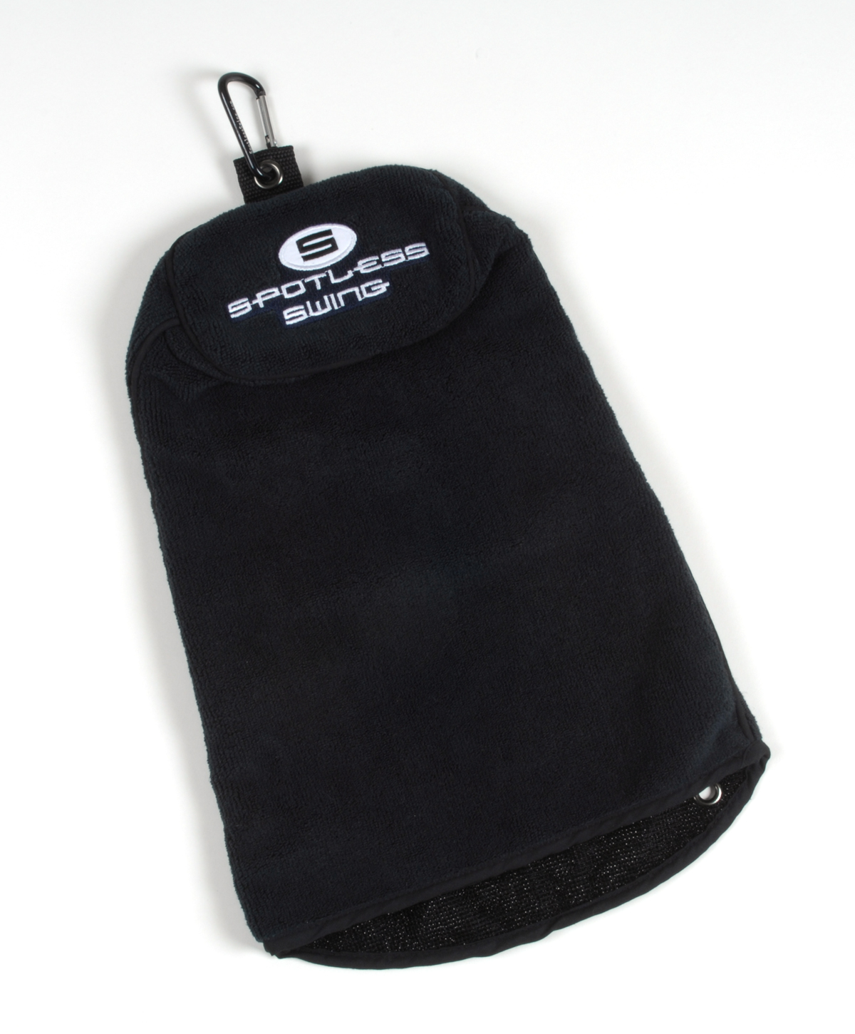 Premium Multi-Use Golf Towel – ALL BLACK | Harrister Golf